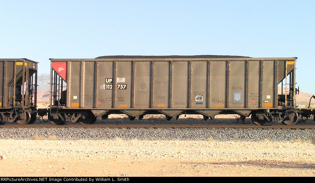 WB Loaded Coal Hooper Frt at Erie NV W-Pshr -53